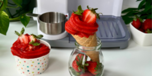 Rețetă sorbet de căpșuni cu lime