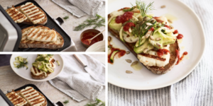 Rețetă sandviș cu halloumi și avocado