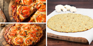 Rețetă aluat de pizza din conopidă cu parmezan