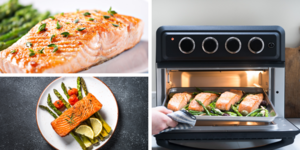 Rețetă file de somon cu sparanghel la airfryer