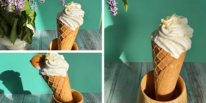 Rețetă înghețată de vanilie simplă by Delicatese Baby Friendly
