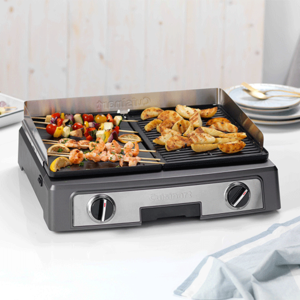 grătar electric multifuncțional, Cuisinart PL50E, grătar electric 2200 W, grătar pentru carne și legume, gratar sandwich, preț grătar electric, gratar electric profesional, gratar electric profesional, plita grill, gratar electric cu capac, gratar el