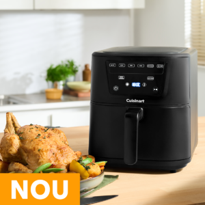 airfryer compactmax pe masa langa pui intreg cu specificatie NOU
