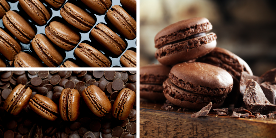 Rețetă macarons de ciocolată