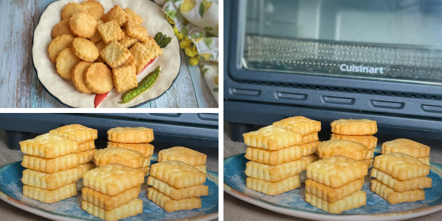 Rețetă biscuiți cu parmezan și busuioc by Delicatese Baby Friendly
