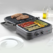 Grătar electric multifuncțional, Cuisinart, Gri, GR47BE, 4 niveluri de temperatură, 1600W