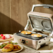 Grătar electric 3 in 1, cu plăci detașabile, Cuisinart, Argintiu, GRSM3E, 1000W